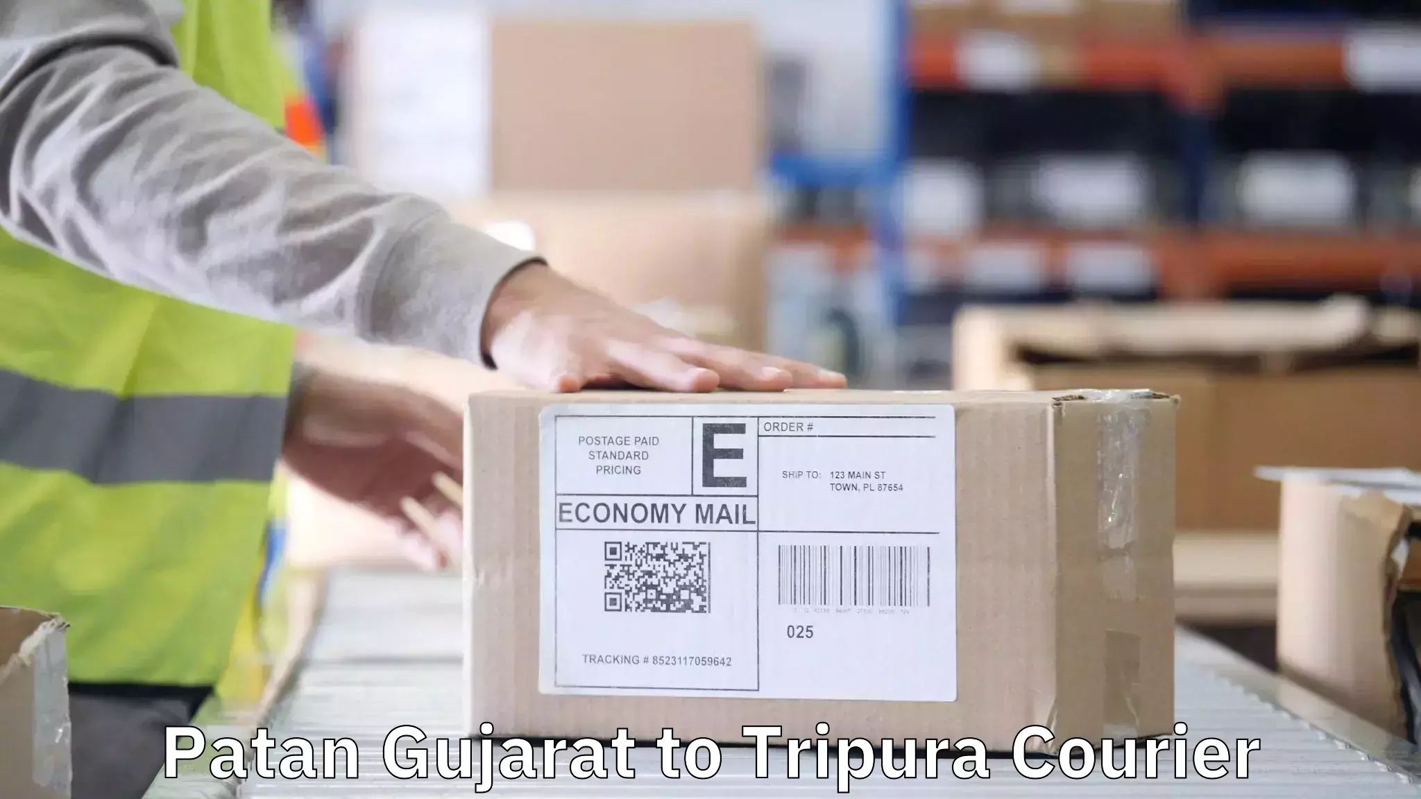 E-commerce logistics support Patan Gujarat to Amarpur Gomati