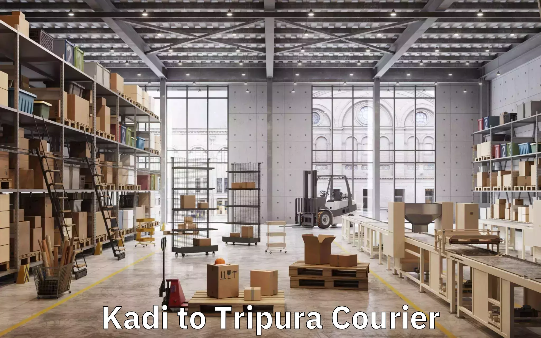 Efficient cargo handling Kadi to Tripura