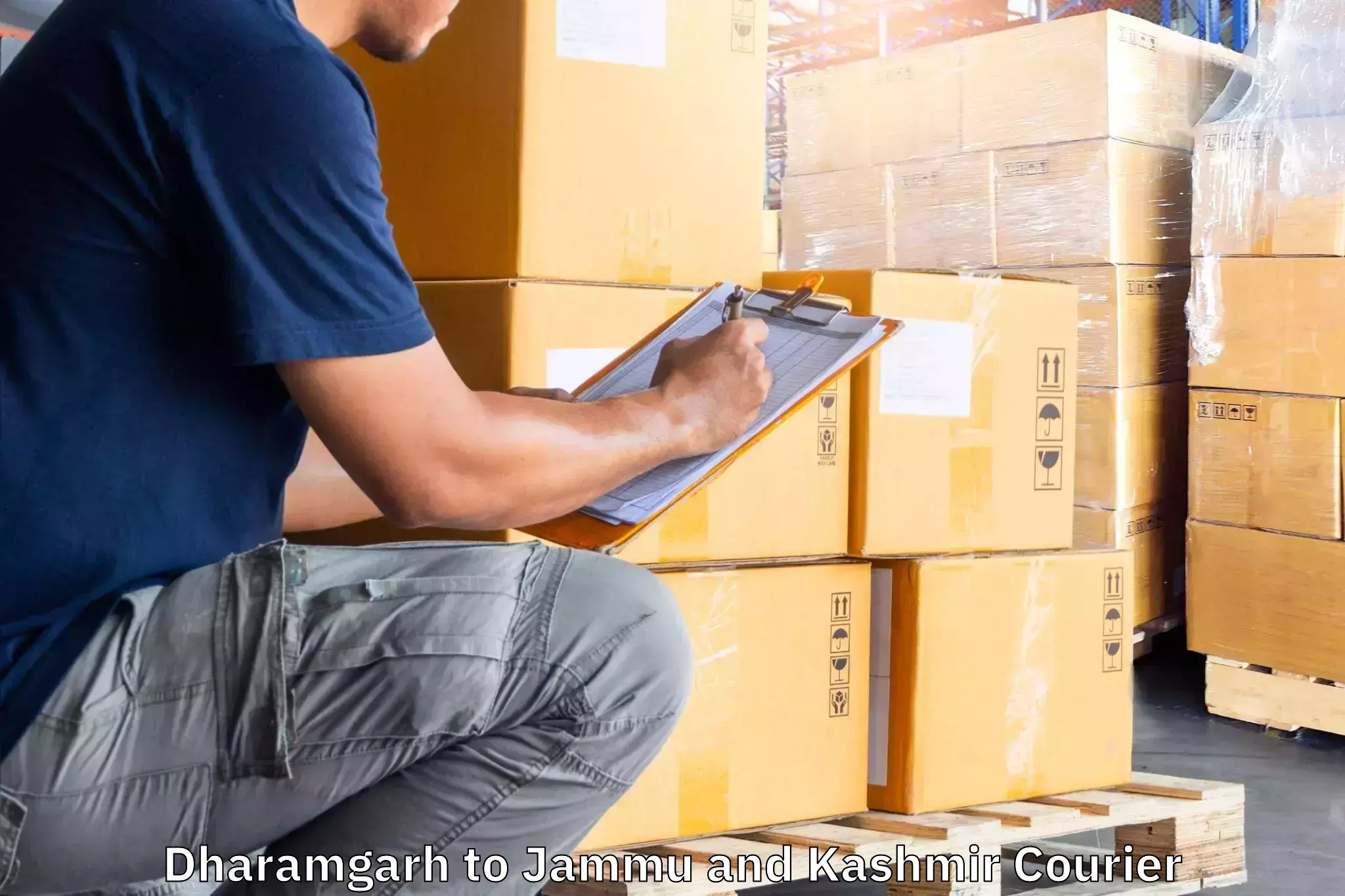 Specialized courier services Dharamgarh to University of Kashmir Srinagar