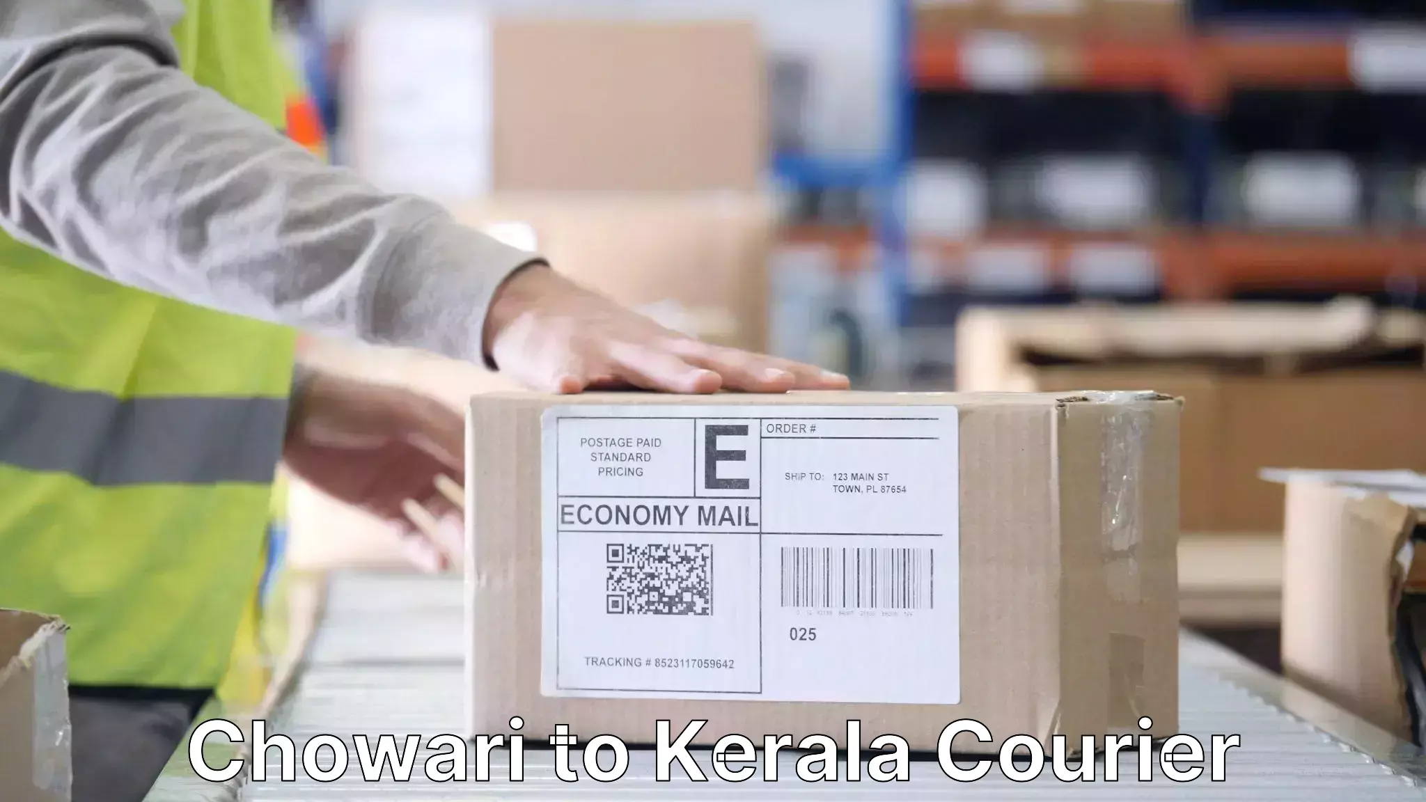 Home goods moving Chowari to Kerala