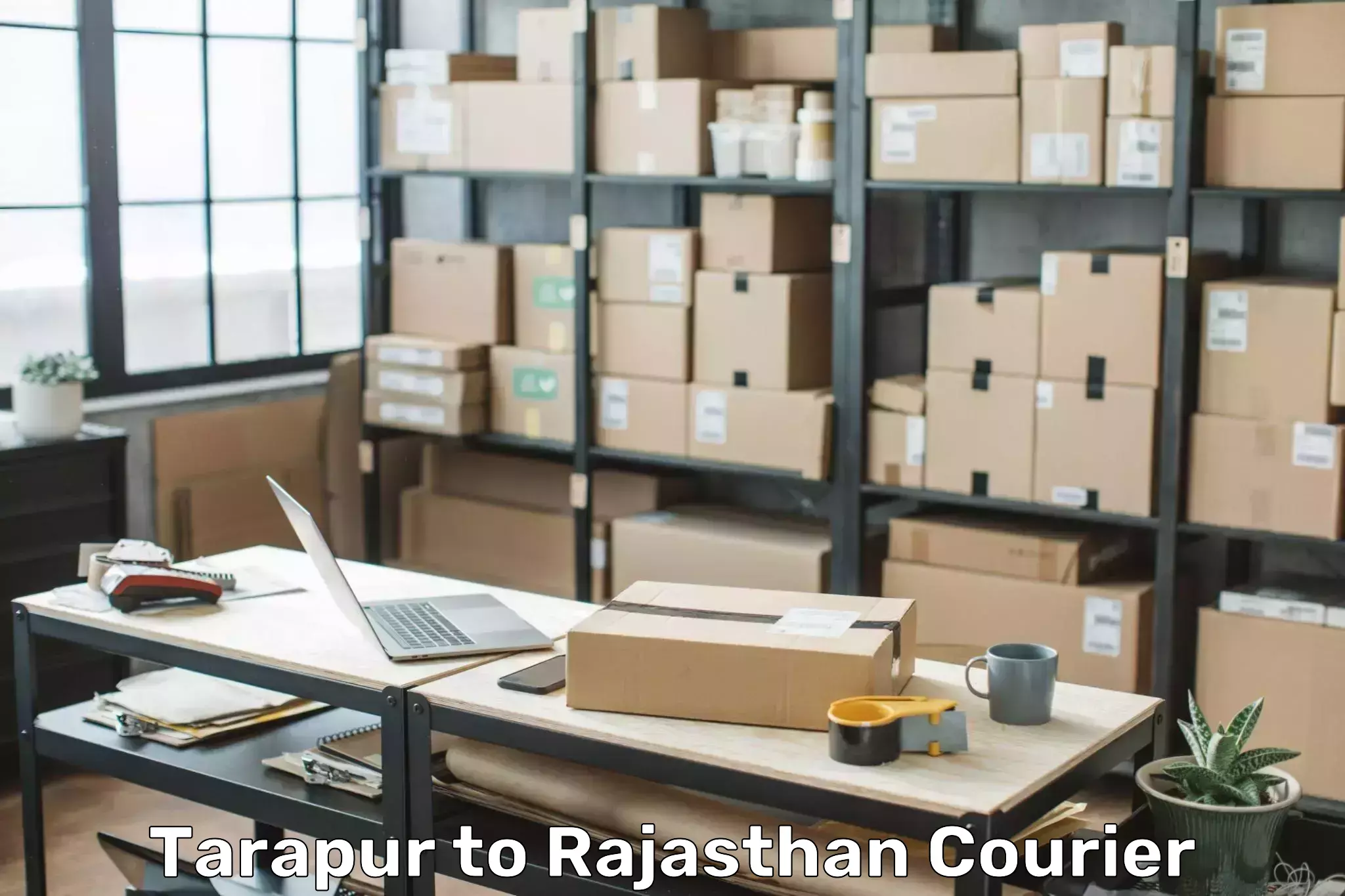 Instant baggage transport quote Tarapur to Rajasthan