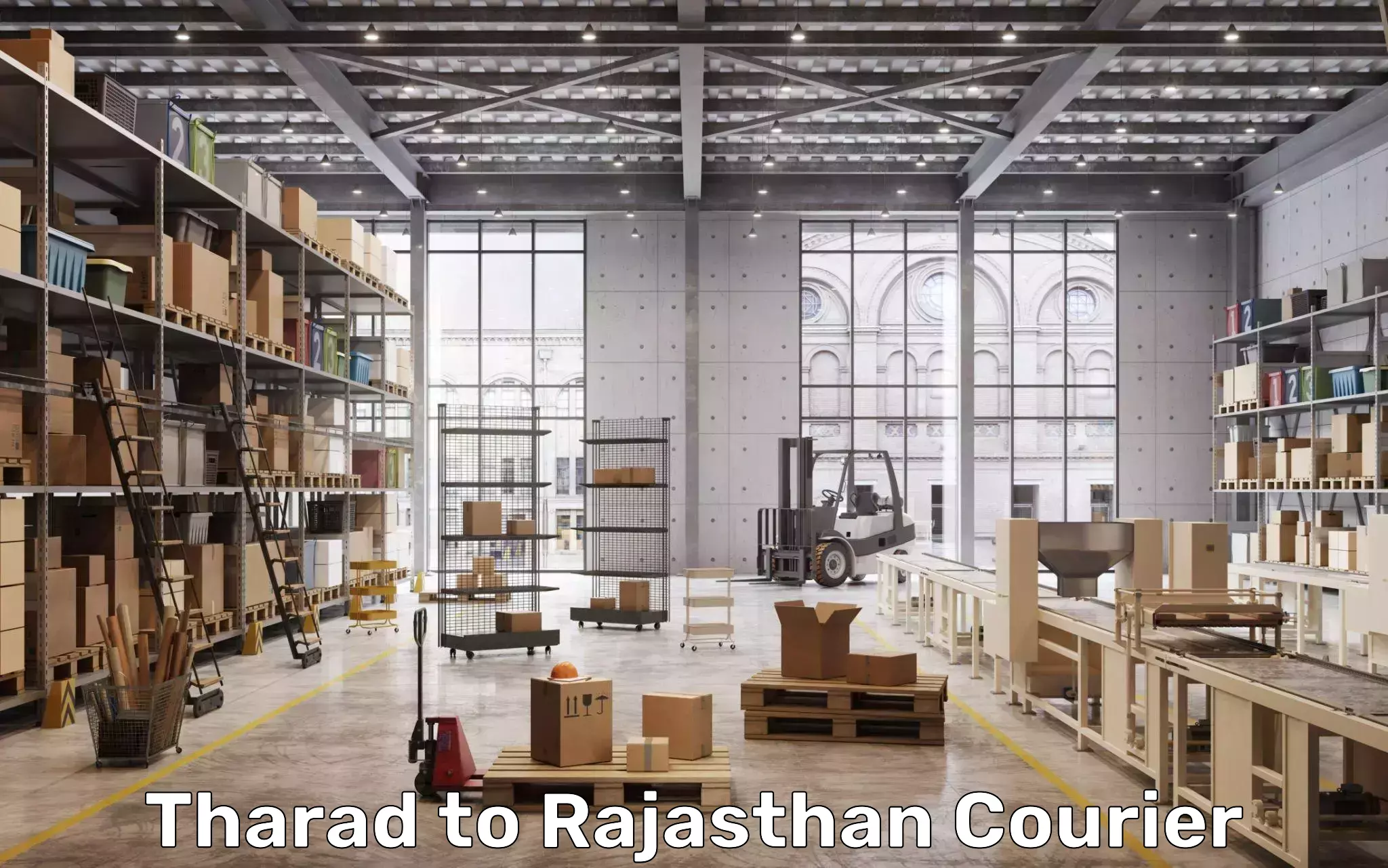 Luggage shipping specialists Tharad to Rajasthan