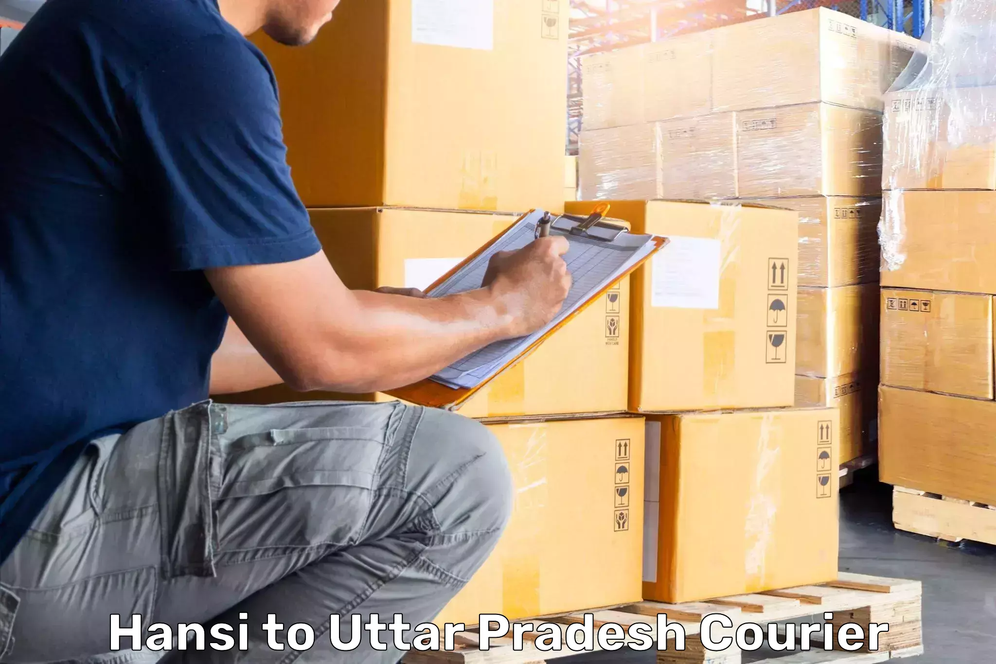 Luggage delivery network Hansi to Uttar Pradesh