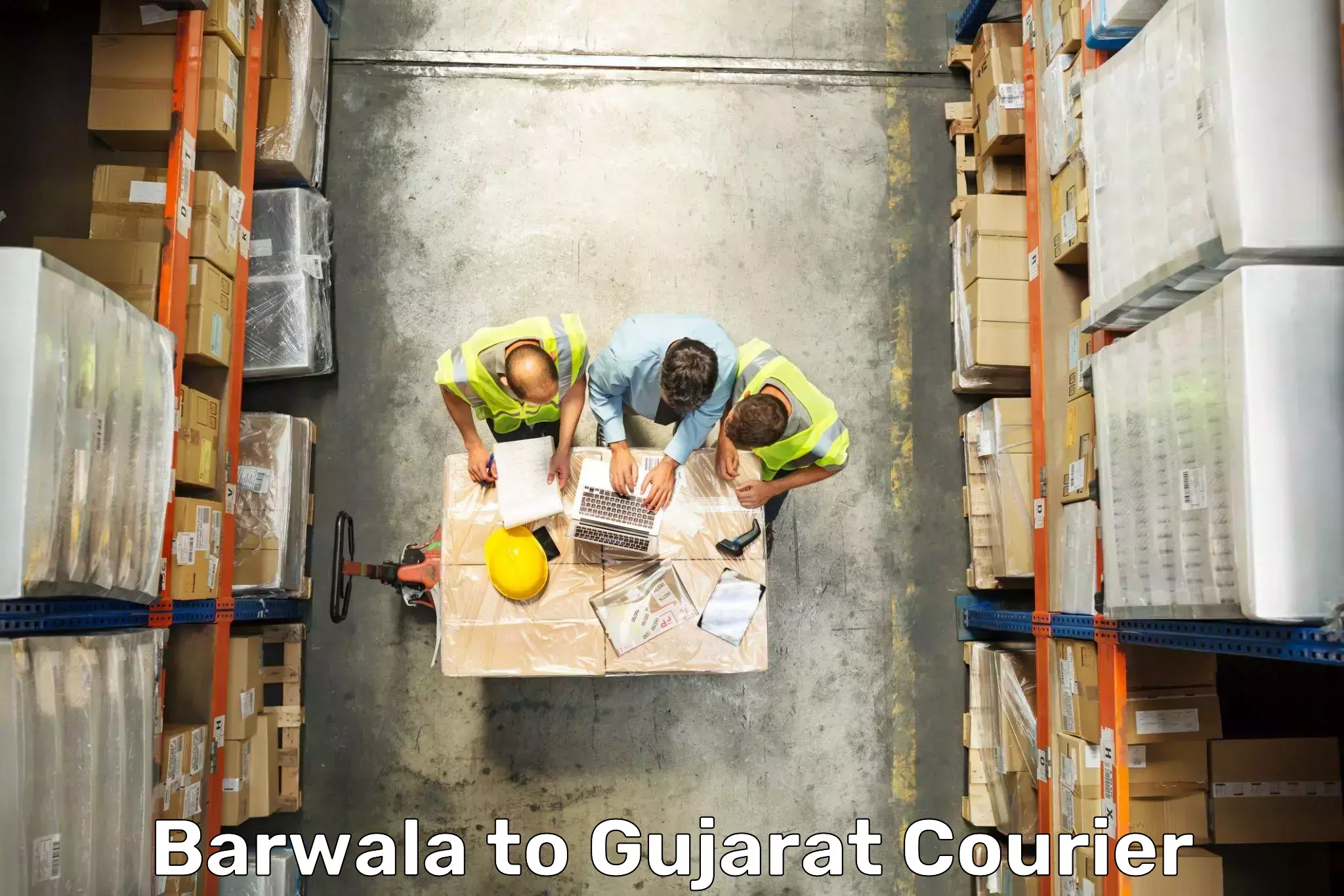 Versatile luggage courier Barwala to Surat