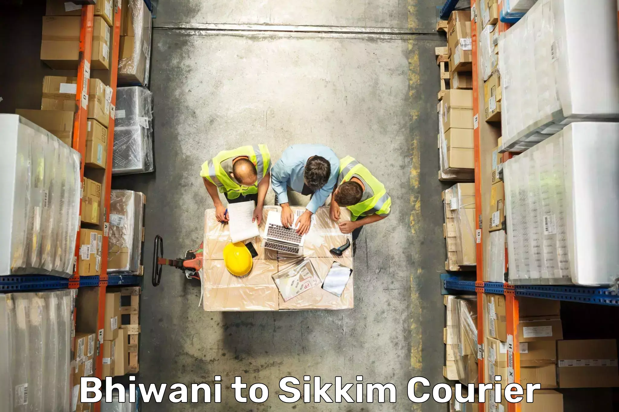 Baggage transport scheduler Bhiwani to NIT Sikkim