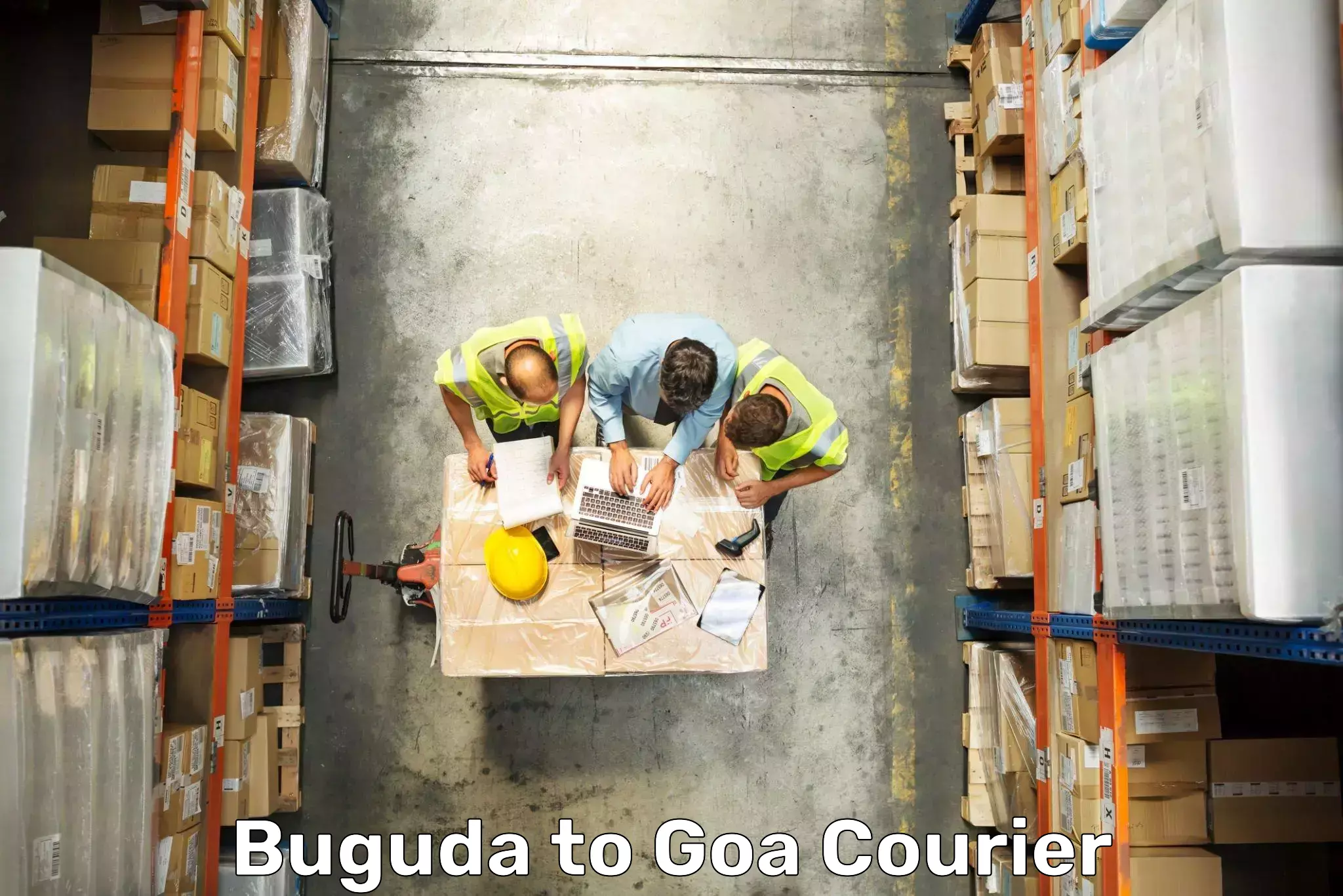 Luggage delivery logistics Buguda to IIT Goa
