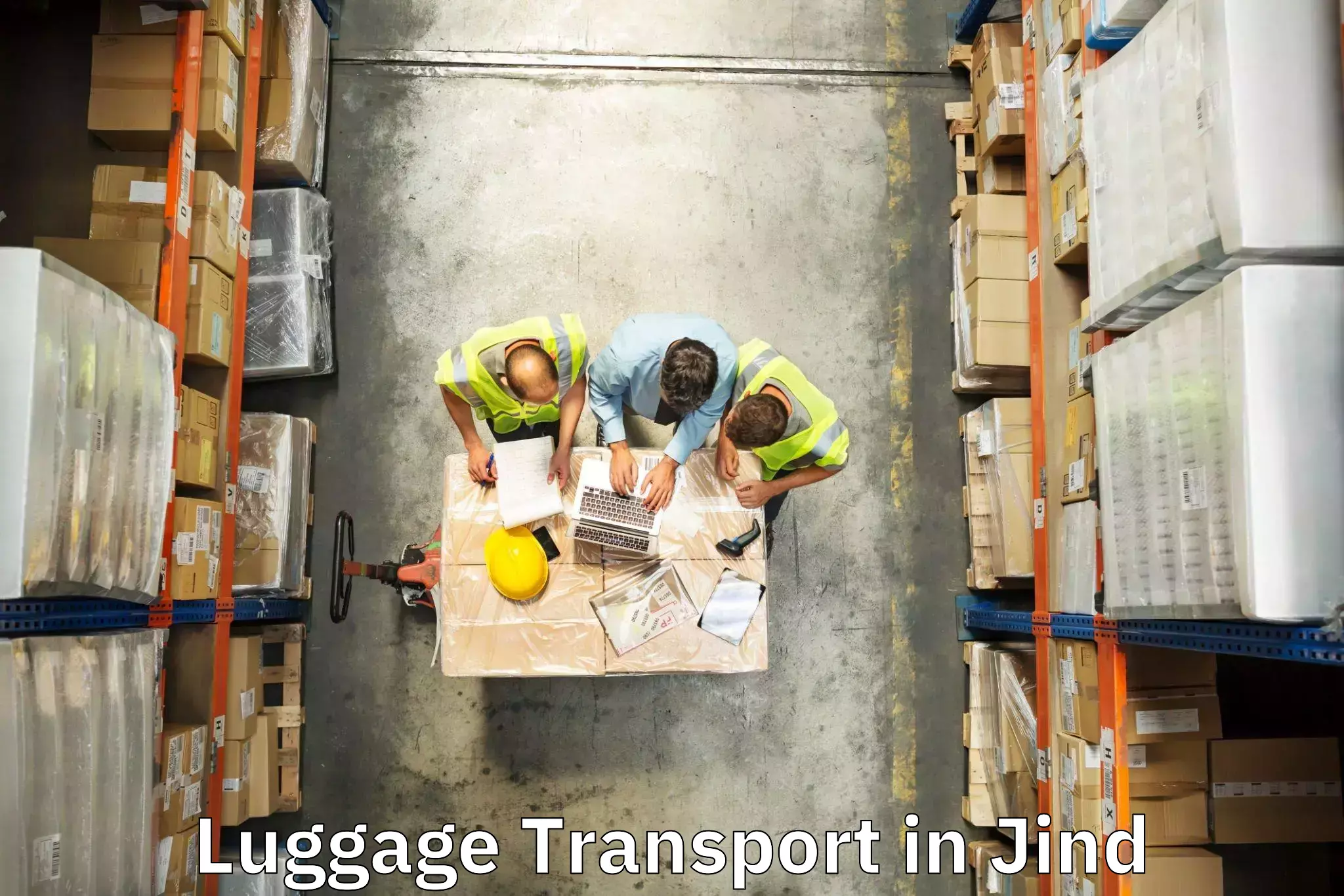 Bulk luggage shipping in Jind