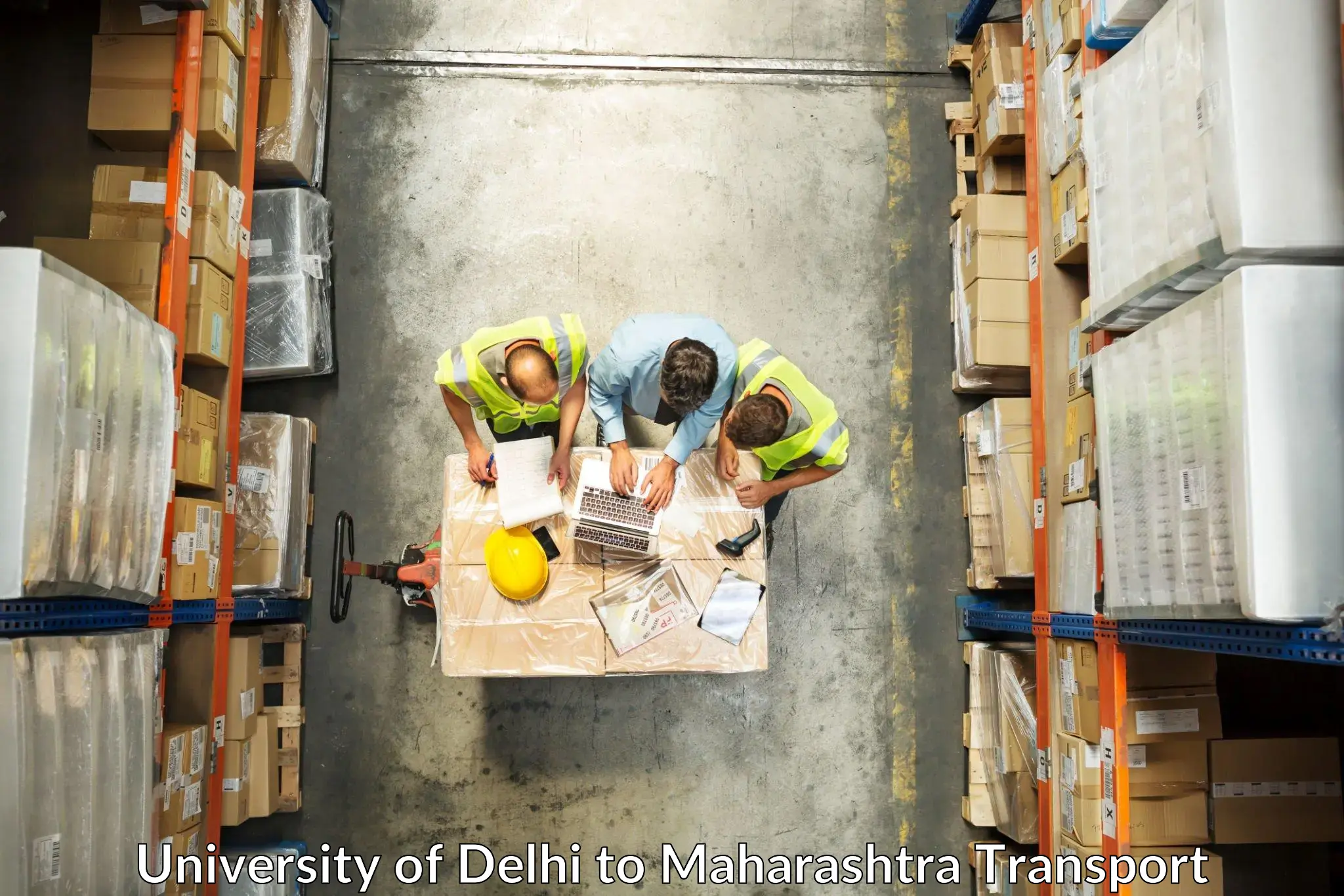 Transport bike from one state to another in University of Delhi to Raigarh Maharashtra